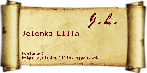 Jelenka Lilla névjegykártya
